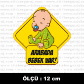 Bebek var sticker  2 ADET - 1