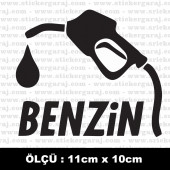 Benzin depo sticker  2 ADET - 1