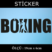 Boksör kum torbası sticker 2 ADET - 1