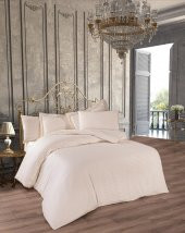 Finezza Bella Bambu Jakar Kumaş Krem ikili Oksford 60*80 cm Yastık Kılıfı - 1301 - 5