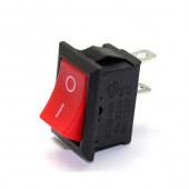 Mini Işıksız Anahtar 2P Kırmızı - 1
