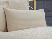 Finezza Jardin Bambu Jakar Kumaş Bej ikili Oksford 60*80 cm Yastık Kılıfı - 1302 - 3