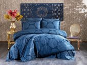 Finezza Tiara Bambu Jakar Kumaş İndigo ikili Oksford 60X80cm Yastık Kılıfı -1303 - 6