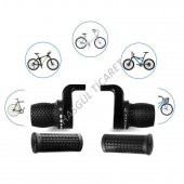 Hsgl Bisiklet Siyah Saıguan 3x7 Noktalı vites kolu Ergonomik Bisiklet Vites Sistemleri - 3