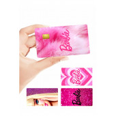 Alptuğ Reklam Barbie Mor Papara Kart Kaplama Sticker 4 Adet - 1