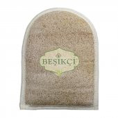 Beşikçi Parmaksız Eldiven Banyo Kabak Lifi (Kesesi) 20*15 Cm - 1