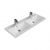 Turkuaz Cerastyle Elite Etajer Uyumlu Lavabo 120 45 cm (Çift Batarya Delikli) - 1