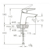 A42440 Artema Solid S Lavabo Bataryası - 2