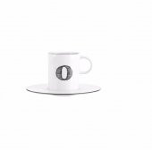 Porland Harf (O) Tabaklı Kahve Fincanı 85cc 04A+P021905 - 1