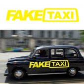 Fake Taxi Oto Sticker (1 Adet)  Kırmızı 15cm - 3