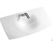 Serel Purity Tezgah Üstü Lavabo + Sifon 48x100 cm PR35STS110H - 8