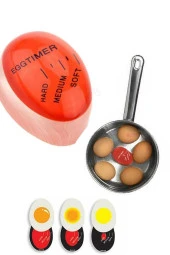 Nakres Kıvamında Yumurta Yapma Isı Göstergesi Egg Timer Yumurta Zamanlayıcı - 2