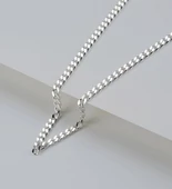 Vaoov 925 Ayar Gümüş Gurmet Zincir Kolye thumbnail 1