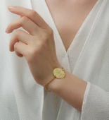 Vaoov 925 Ayar Gümüş Kişiye Özel İsimli Yeni Doğan Kız Bebek thumbnail 1