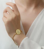 Vaoov 925 Ayar Gümüş Kişiye Özel İsimli Yeni Doğan Erkek Bebek thumbnail 1