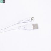 DVIP S01A 6A 67W Fast Charging UsbA to Lightning Data ve Hızlı Şarj Kablosu 1M Beyaz - 2