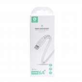 DVIP S01A 6A 67W Fast Charging UsbA to Lightning Data ve Hızlı Şarj Kablosu 1M Beyaz - 3
