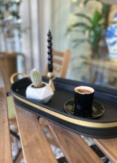 The Mia Galvin Tepsi Siyah 54x24 cm thumbnail 1