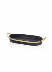 The Mia Galvin Tepsi Siyah 65x33 cm - 2