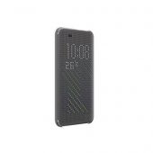 Htc Desire 820 Kılıf Dot View Akıllı Kapak Gri - 1