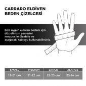 Carraro Kısa Parmak Eldiven V7 Kırmızı - 2