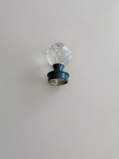 50 LİK KRİSTAL TOPUZ ANTRASİT GRİ VM-2066 thumbnail 2