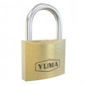 Yuma Türk Malı Pirinç Kısa Asma Kilit 40 mm - 1