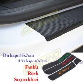 Subaru Autback Karbon Kapı Eşiği Sticker (4 Adet)  Altın(Gold) Genişlik 5cm - 3
