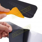 Subaru Autback Karbon Kapı Eşiği Sticker (4 Adet)  Altın(Gold) Genişlik 5cm - 5