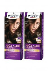Palette Göz Alıcı Renkler Set Boya 3-65 Çikolata Kahve 2 Adet - 1