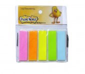 Kendinden Yapışkanlı Ayraç Postit 5 Renkli 1 Adet Yapışkanlı Not Kağıdı 5 li Mini - 1