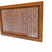 Ahşap Parabox Hedef Kumbara 10.000 TL Para Biriktirme Kutusu - 4