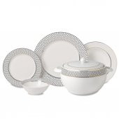 KORKMAZ A8362 PERLA COLL.60 P YEMEK TAK-YUVARLAK - 1