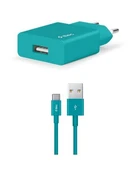 Ttec Smartcharger Seyahat Şarj Aleti 2.1A + Type-C Kablo Turkuaz - 2SCS20CTZ thumbnail 1
