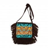 Triko Püsküllü Çanta - 1