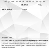 Mercedes W124 için Orta Konsol Havalandırma Izgarası - 2