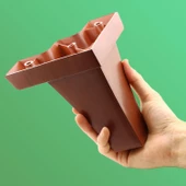 Venüs Lüks Mobilya Kanepe Sehpa Tv Ünitesi Koltuk Ayağı 14 Cm Kahverengi Ahşap Desenli Baza Ayakları - 6