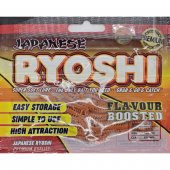 Japanese Ryoshi 12cm LRF Silikon Yem Karides Aromalı Yem Brown - 1