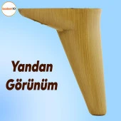 Aspen Lüks Mobilya Kanepe Koltuk Tv Ünitesi Baza Yükseltici Ayağı Ayakları 15 Cm Açık Kahverengi thumbnail 8