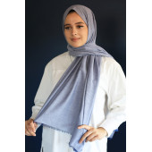 Pamuk Şal Mavi - 1