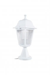Dekoratif Optik Kare Beyaz Set Üstü Armatür Aplik 20cm X 39cm - 1