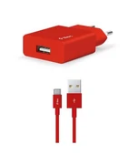 Ttec Smartcharger Seyahat Şarj Aleti 2.1A + Type-C Kablo Kırmızı - 2SCS20CK - 1