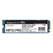 Team MP33 Pro 1TB 3500/3000MB/s NVMe PCIe Gen3x4 M.2 SSD Disk  (TM8FPD001T0C101) - 1