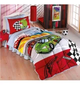 Kristal Ranforce Tek Kişilik Çocuk-Genç Uyku Seti-Speedway - 1