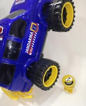 Sallanan Kafa Emoji Hediye 46cm Dev Tekerli Jumbo Jandarma Aracı 4x4 Jeep Süper Gösterişli Oyuncak - 3
