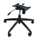 Oyuncu Koltuğu Yıldız Ayağı Yüksek Piramit Ayak Çift Kol Mekanizma Siyah Pistonlu thumbnail 6