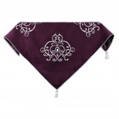 Sıklamen Kadife Kumaş Örtü - 1