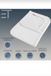 Pamuklu  Micro  Fit Dört Kenar Lastikli  Battal  Boy Su  Sıvı  Geçirmez Yatak Alezi Yatak Koruyucu 180 X 200  CM - 4