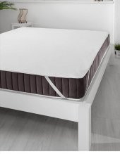 Pamuklu  Micro  Fit Dört Kenar Lastikli  Battal  Boy Su  Sıvı  Geçirmez Yatak Alezi Yatak Koruyucu 180 X 200  CM - 6