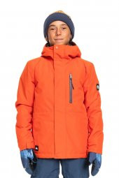 Quiksilver EQBTJ03157 - Mission Solid Çocuk Snowboard Su Geçirmez Kayak Montu - 1
